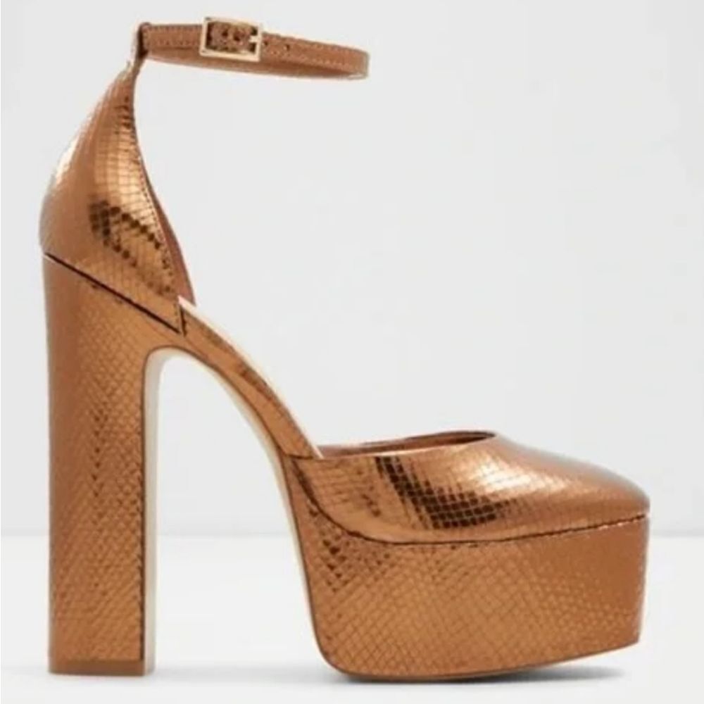 BRAND NEW ALDO JACEY WOMEN'S MISCELLANEOUS BLOCK HEEL SANDAL S2